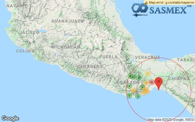 Sismo en Oaxaca, reporta SSN; fue perceptible en la CdMx