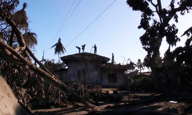 Las imágenes de los daños que dejó la erupción del volcán en Filipinas