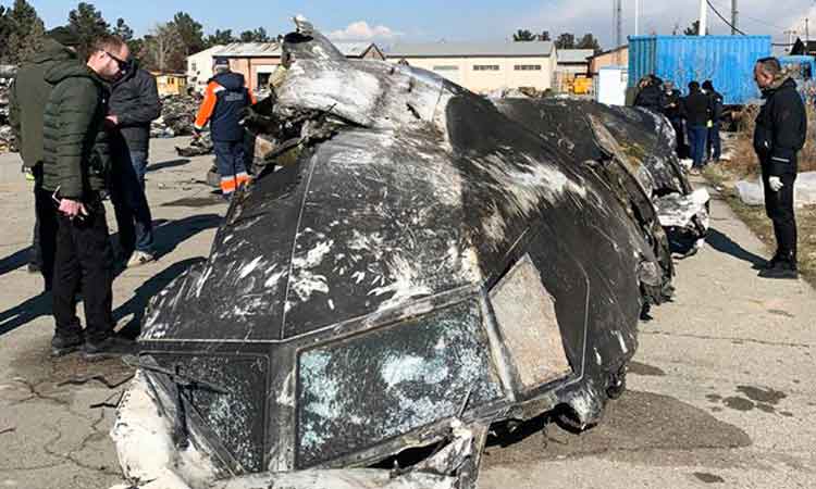 Irán enviará la caja negra del avión caído a Ucrania