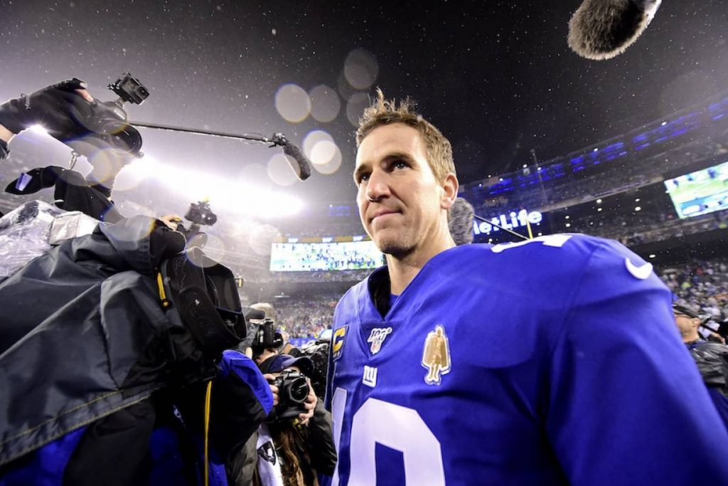 Eli Manning de los New York Giants se retira de la NFL