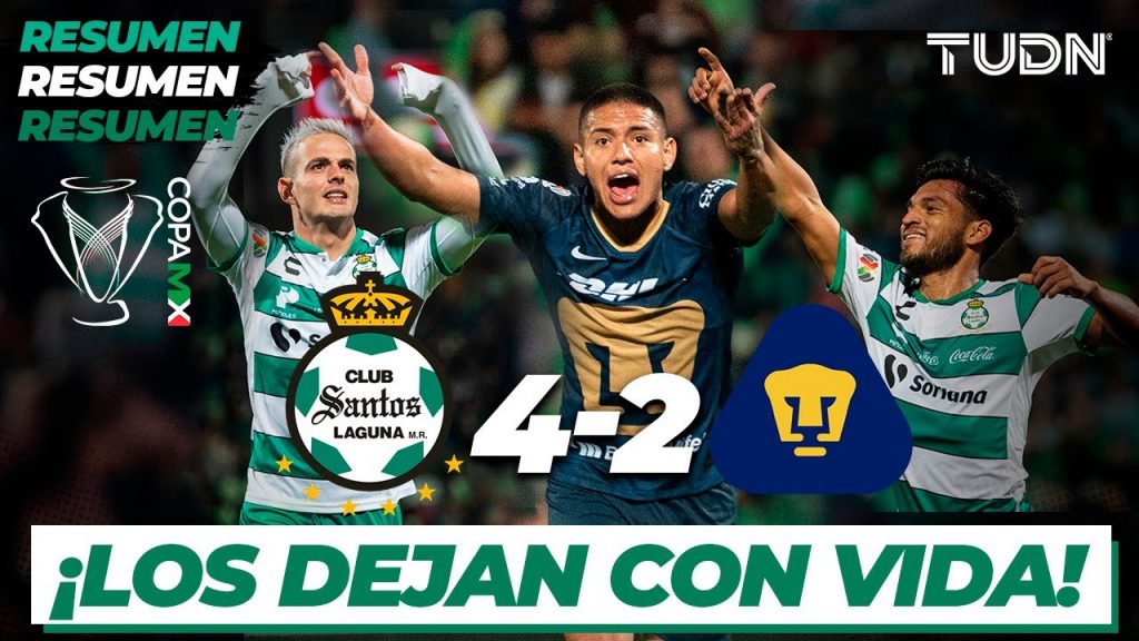 Resumen y Goles | Santos 4