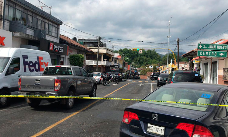 Cae presunto líder de los “Viagras” tras enfrentamiento en Uruapan, Michoacán