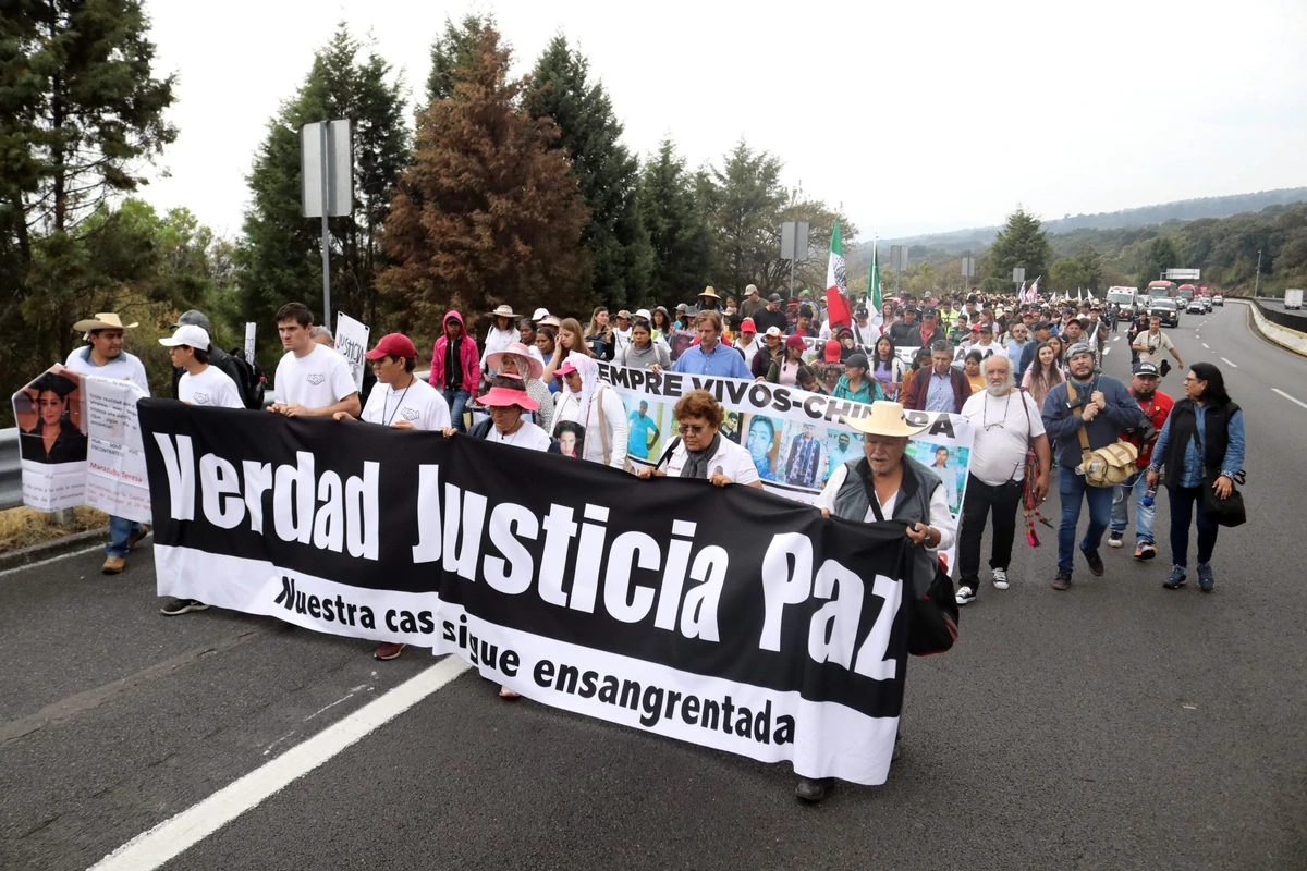 La marcha por la paz terminó en el estado más violento de México: Guanajuato