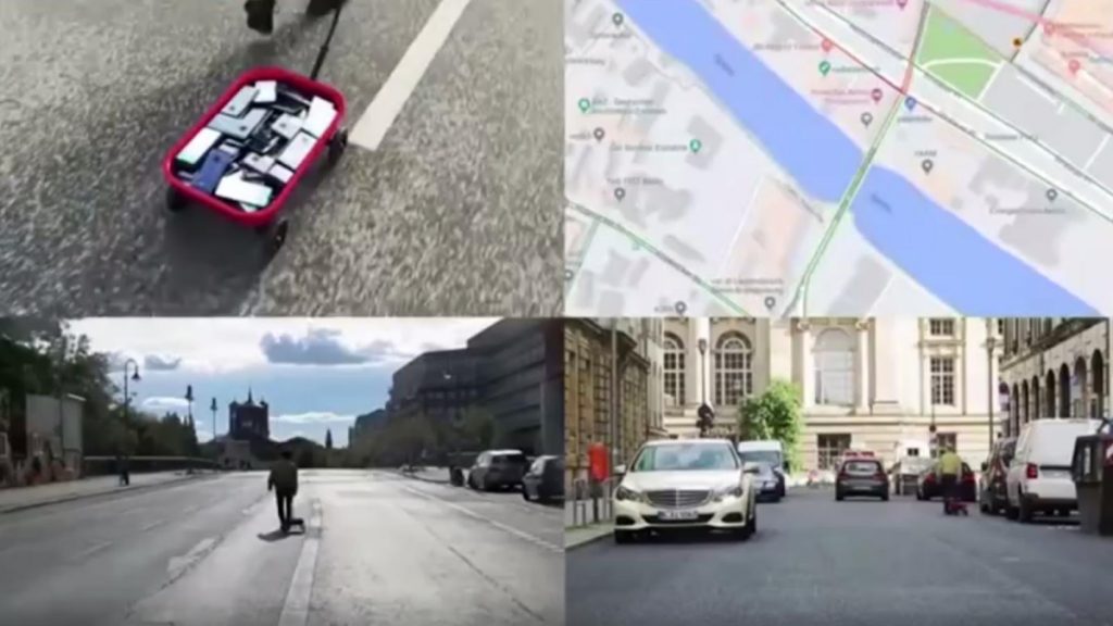 Descubre la manera en que este artista engañó a Google Maps