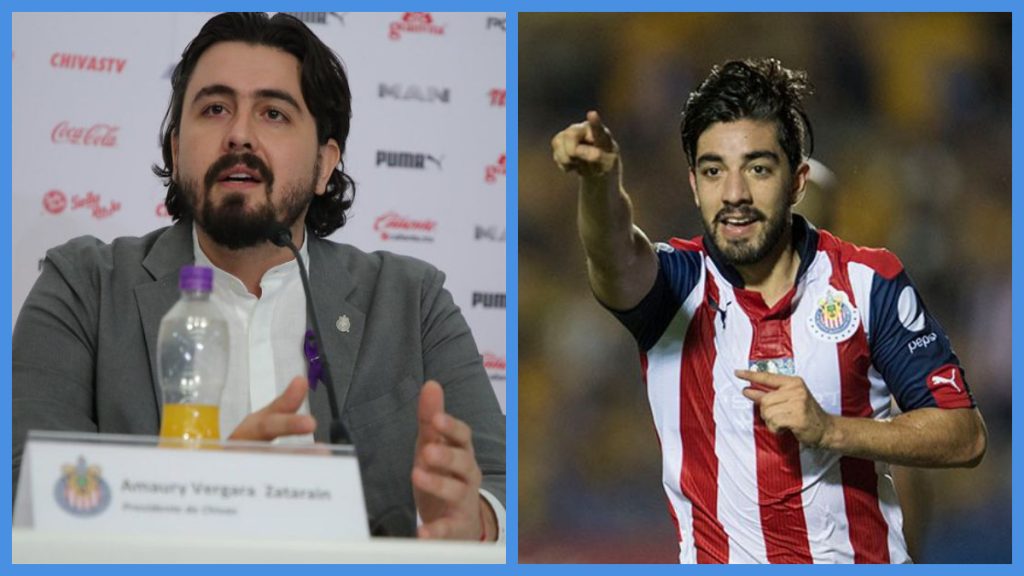 “Puertas de Chivas siempre estarán abiertas para él”: Amaury Vergara desmiente pelea con Rodolfo Pizarro