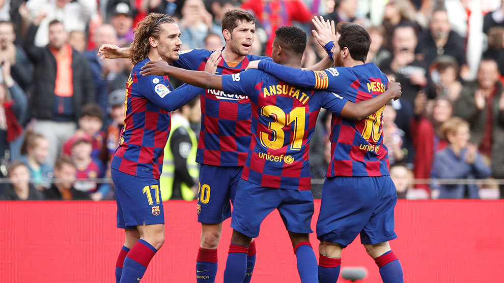 El Barcelona consigue una victoria sufrida ante el Getafe