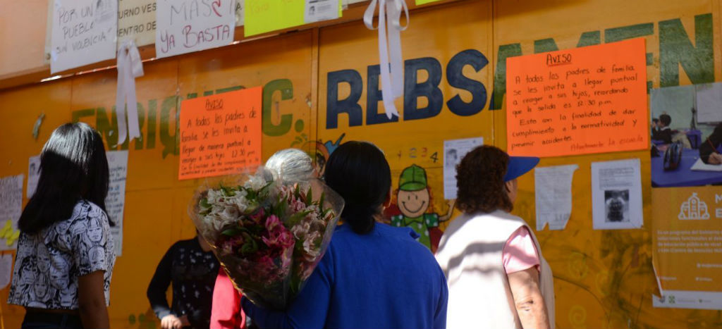 Investigan a escuela Rébsamen por desaparición de Fátima