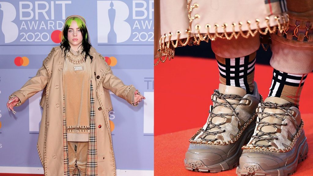 Tenemos que hablar de los ‘ugly sneakers’ que Billie Eilish llevó a los Brit Awards 2020